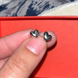 James Avery Heart stud earrings